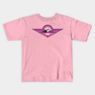 Seaplane Sunrise Kids T-Shirt